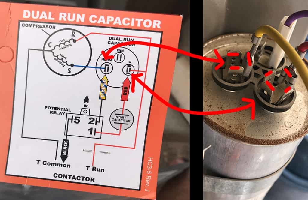 Installing A Hard Start Kit In Your Ac, Run Capacitor Wiring Diagram Air Conditioner